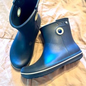Crocs Navy Rainboots